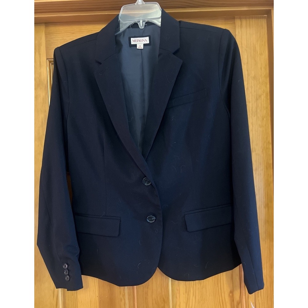 Merona Navy Blazer Women's Sz 16